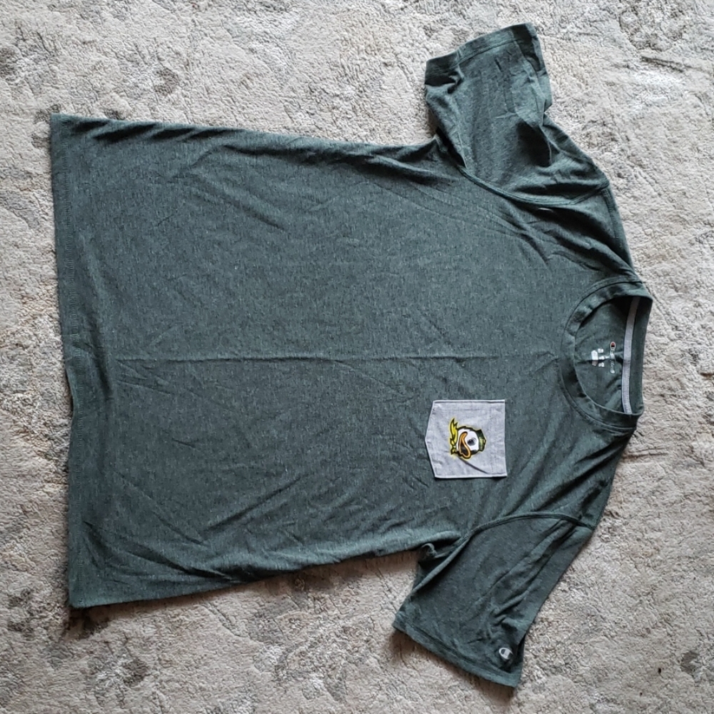 Mens Green Oregon Ducks T-Shirt Large